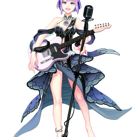 配信者様　全身イラスト
