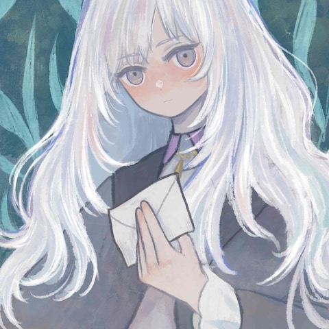 白髪の女の子