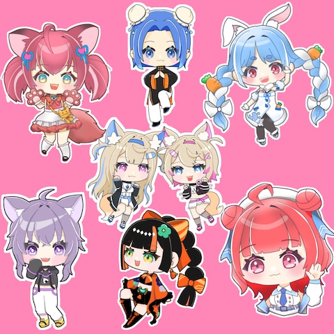 女の子ミニキャラ