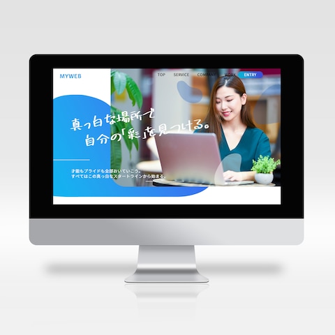 MY WEB様　ヘッダーデザイン