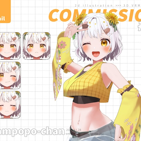 たんぽぽちゃん様 3Dモデル制作②