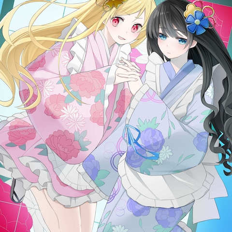 一枚絵イラスト(創作)
