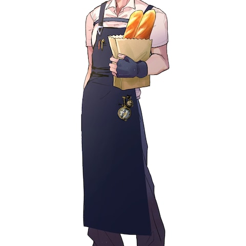 TRPGの立ち絵イラスト(男性)