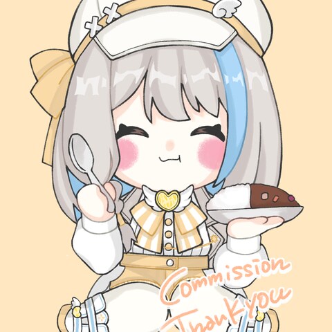 カレーもぐもぐ！