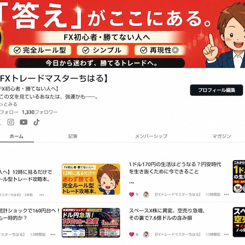 FX初心者・投資初心者の方へ 毎日のトレード記録