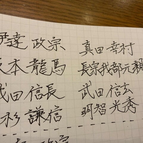 代筆参考用パート②