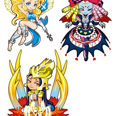 デフォルメ系キャライラスト