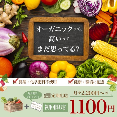 オーガニック野菜定期便バナー