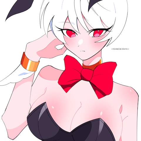 赤目のバニーガール