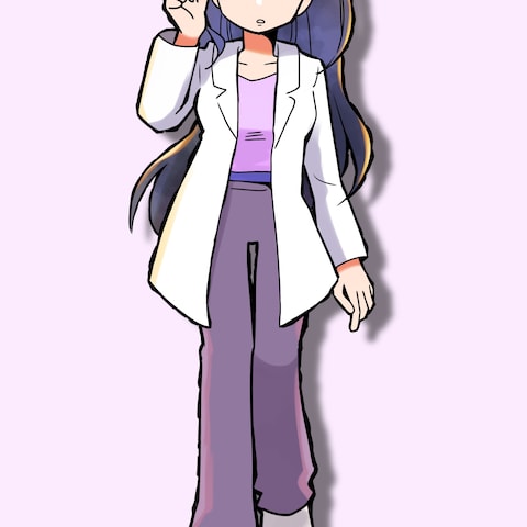 白衣の女性