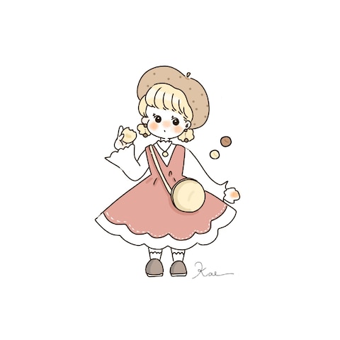 お菓子をモチーフにしたイラスト