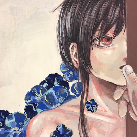 男の子　ドローイング