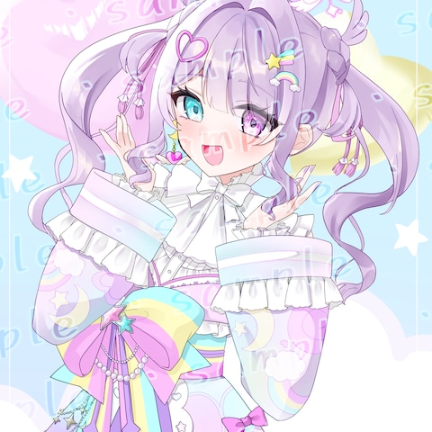 Vtuber様活動用イラスト