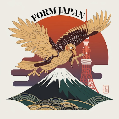 FROM JAPANという個人サッカースクールのロゴ作成