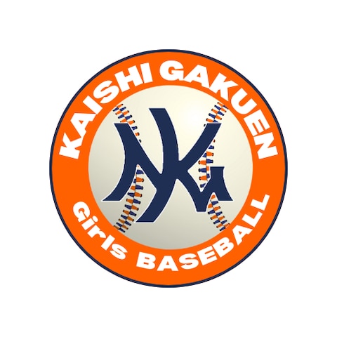 女子高校野球部のエンブレムロゴ作成
