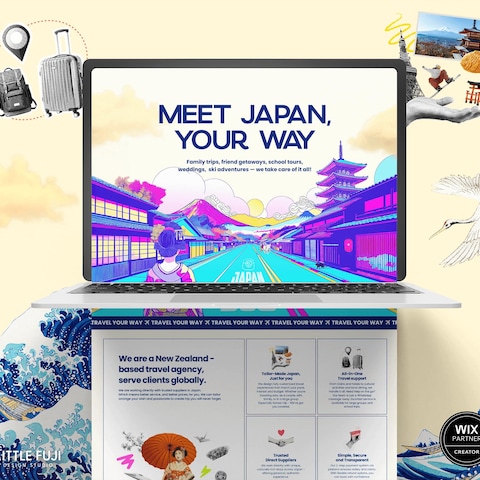 【海外実績】Wix Studioでのウェブサイトデザイン
