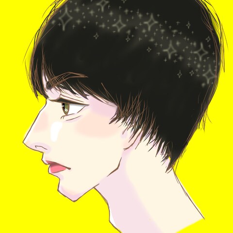 イケメンの横顔 元気