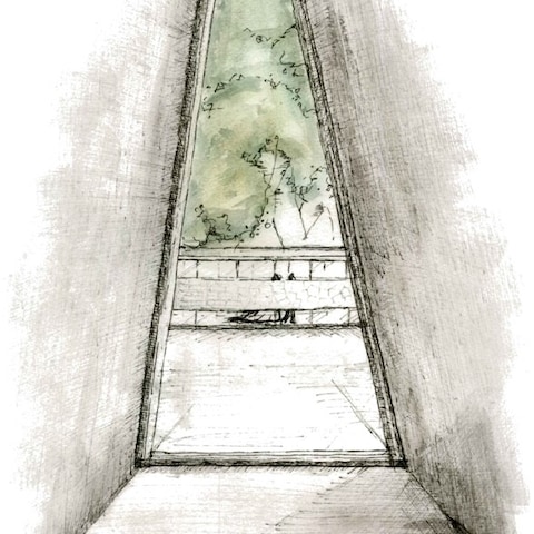 手書きパース（建築）