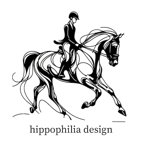 hippophilia.worksのロゴデザイン。