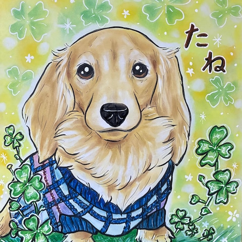ワンちゃん似顔絵