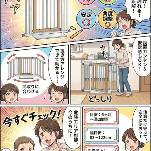 置くだけベビーフェンス漫画広告5