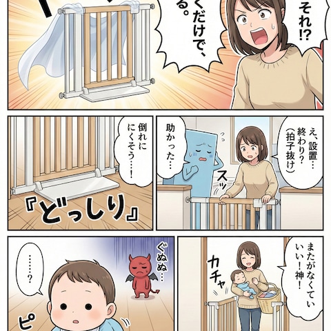 置くだけベビーフェンス漫画広告3