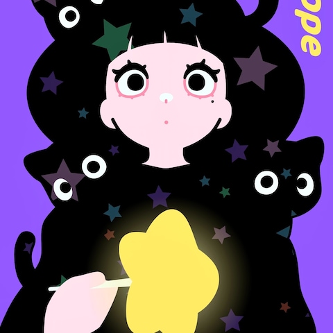 イラスト制作（主線なし）