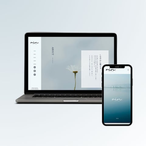 ヨガスタジオ Rin(架空) のWebサイト制作