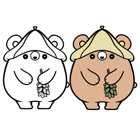 サウナ好きのクマ