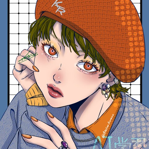レトロポップイラスト