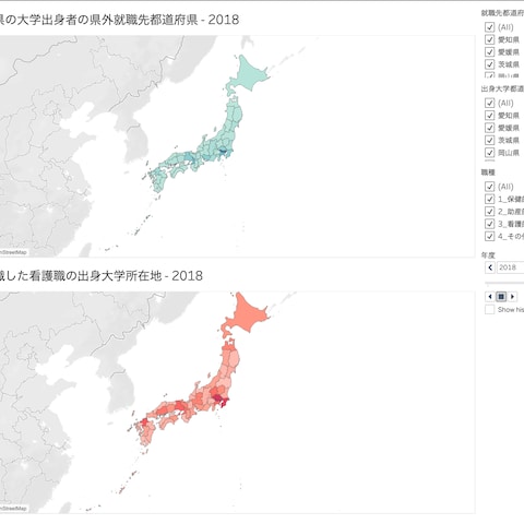 Tableauによるデータの可視化