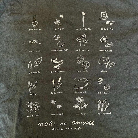 Tシャツ　自然モチーフ