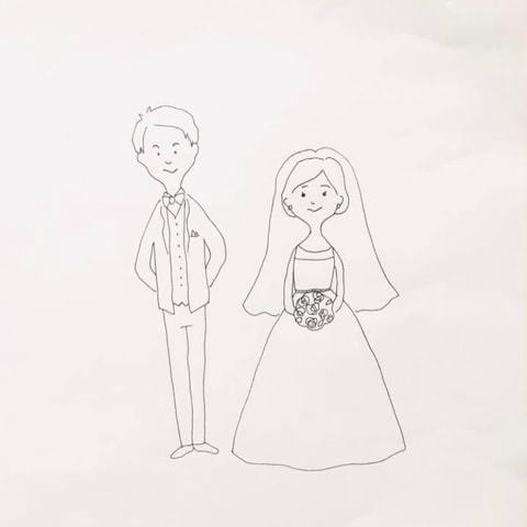 ウェディング用　イラスト