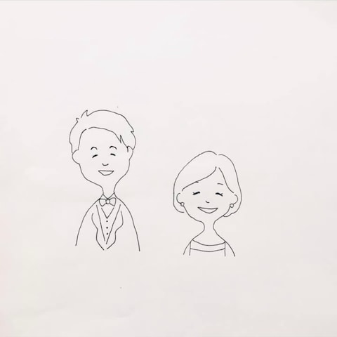 ウェディング用　イラスト