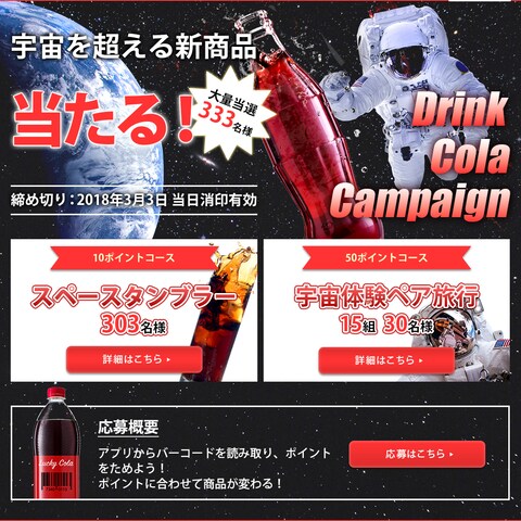 【課題】キャンペーンサイトデザイン