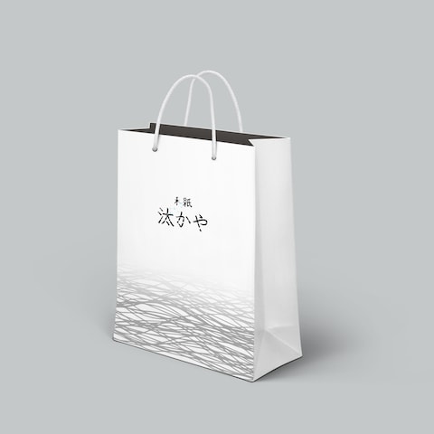 和紙の小物の販売店のロゴ