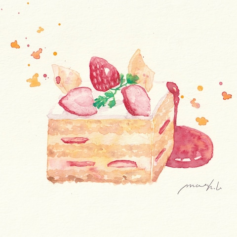 甘酸っぱいショートケーキ