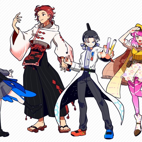 キャラクターデザイン・立ち絵の作成