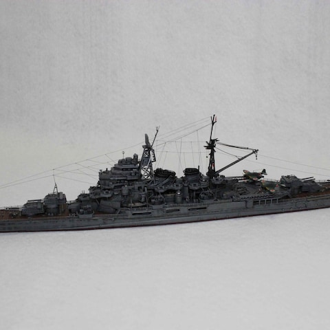 1/700　重巡洋艦摩耶 完成品