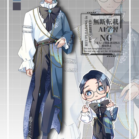 キャラクターデザイン・立ち絵　サンプル ④