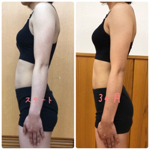 30代女性 ボディメイク スタート〜3ヶ月後