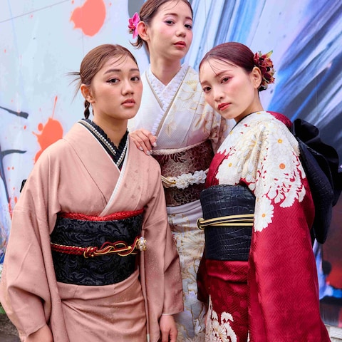 着物屋とヘアサロンの成人式プロモーション
