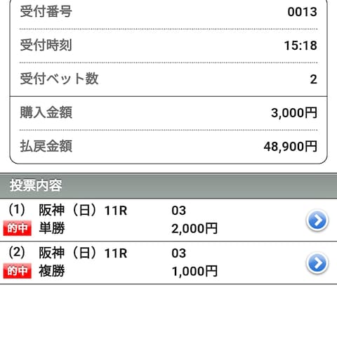 当たり馬券（競馬）
