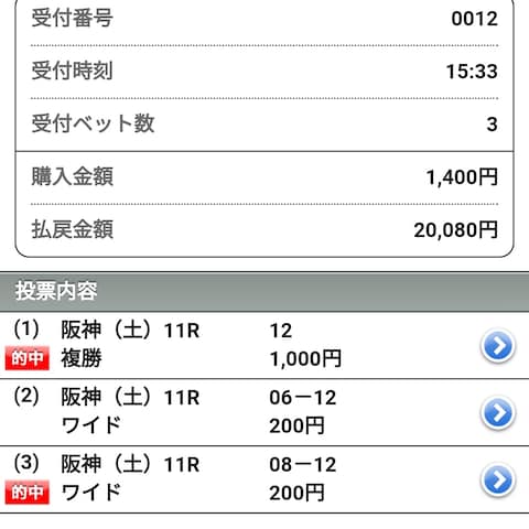 当たり馬券（競馬）