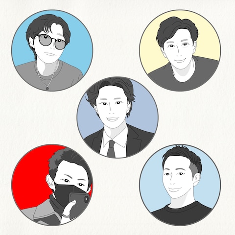 似顔絵アイコンサンプル