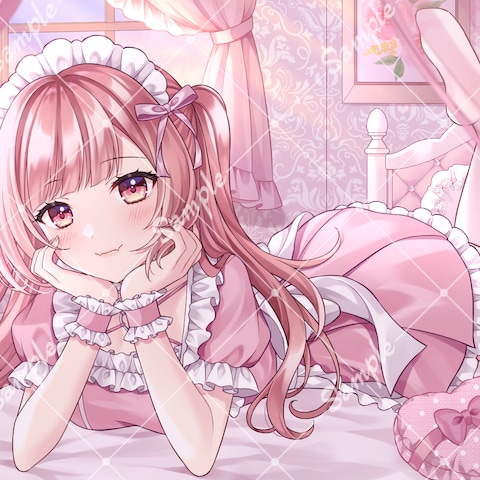 藤原 桃さん　1.5周年記念イラスト