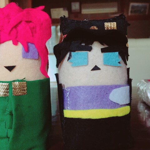 友人宛に作った人形（ジョジョ）