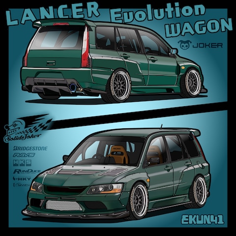 ランエボワゴンby VARIS
