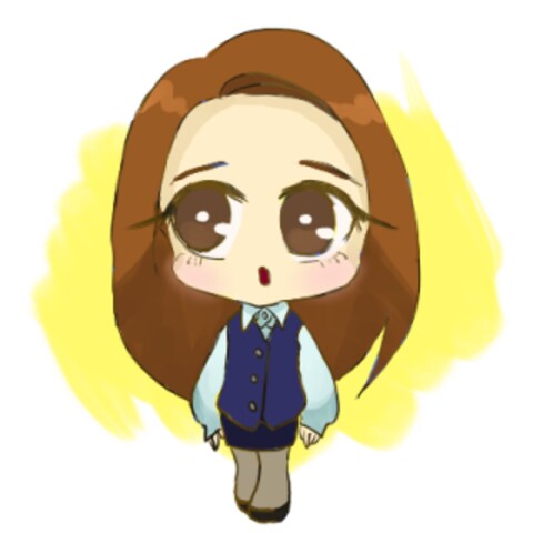 OLの女の子アイコン作成