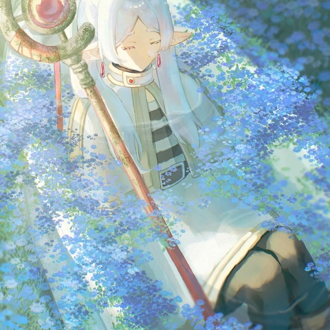 背景付き1枚絵
